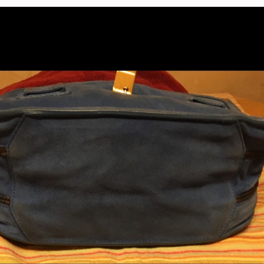Proenza Shouler Blue Suede Bag - Picture 2 of 3